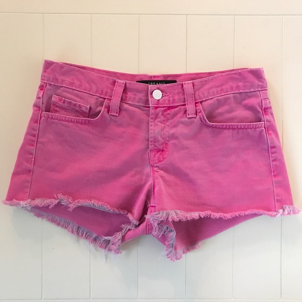Denim cutoff shorts